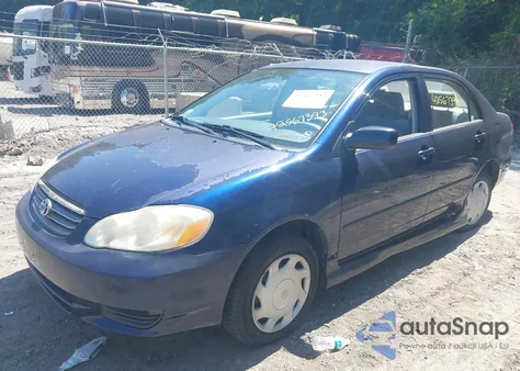 2004 Toyota Corolla Ce из США, поврежденный, VIN JTDBR32E342042455